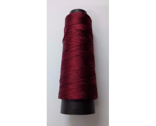MAROON - 175+ Yards Viscose Rayon Art Silk Thread Yarn - Embroidery Crochet Knitting Lace Trim Jewelry